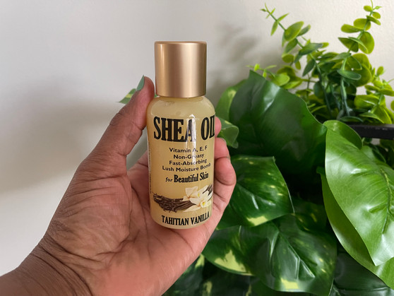 Tahitian Vanilla Shea Oil - Shiloh 3.35oz Travel Size