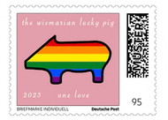 Neue Briefmarke für Postkarte International 