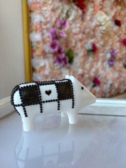 das unikat aus porzellan - zocker schwein