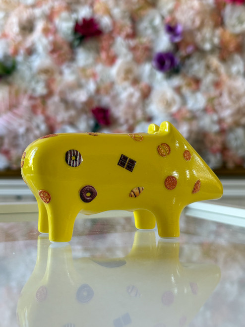 backschwein- unikat aus porzellan