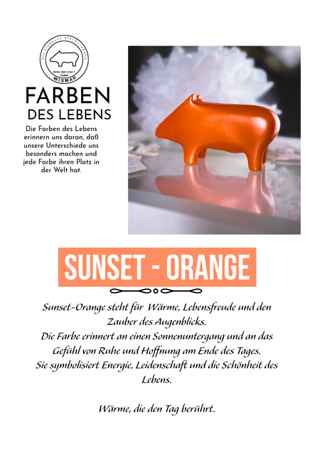 sunset orange - farben des lebens