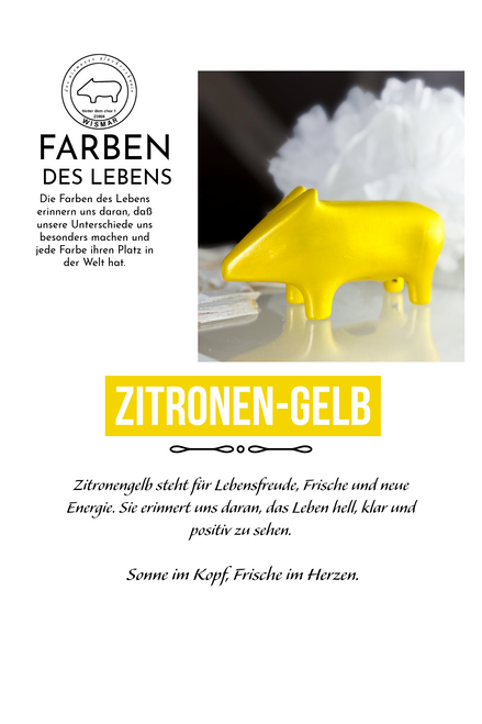 zitronengelb- farben des lebens