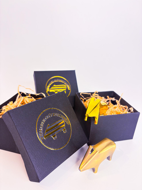 glücksbox, geschenkverpackung mit logo
