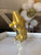 0083  goldwiese / gold   - das unikat aus porzellan