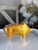 0087 goldene herzliebe / golddekor  - das unikat aus resin