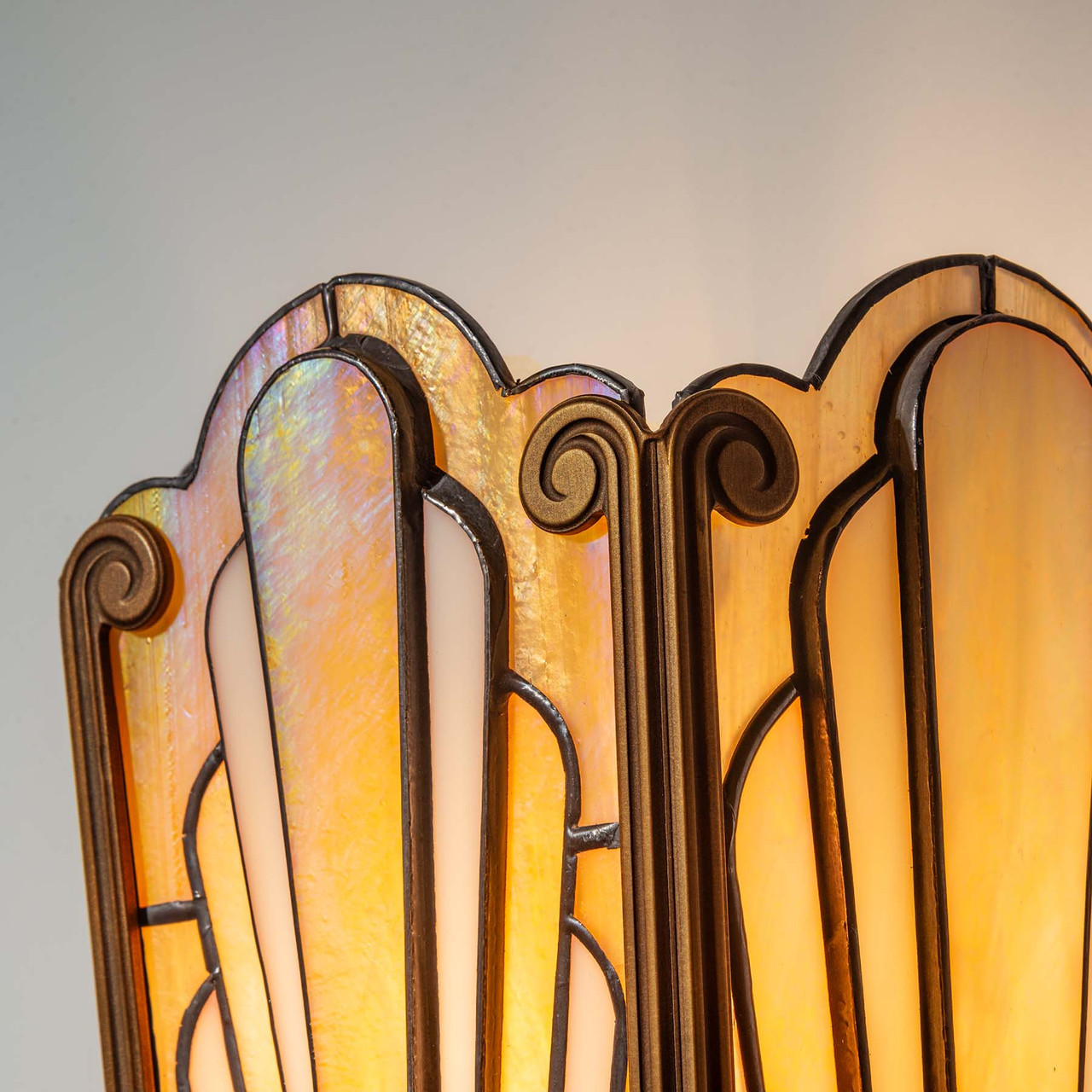 Sunset Studio Art Deco Wall Sconce | Geometric Glass Panels