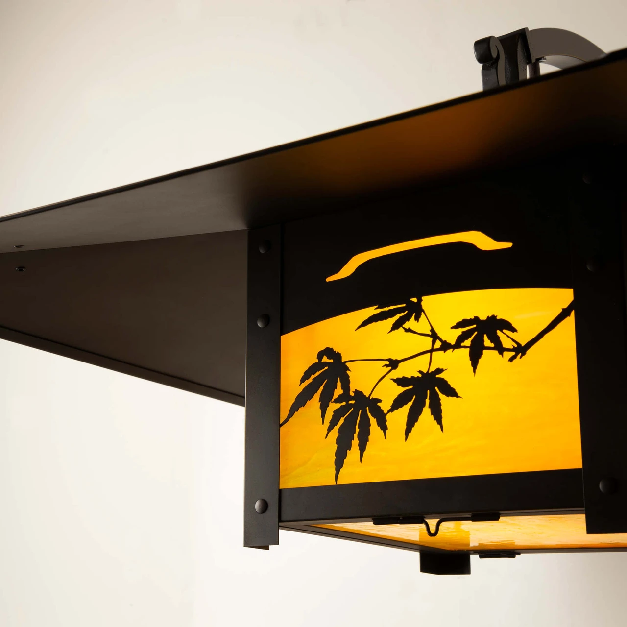 Japanese Inspired Hook Arm Sconce | Hikaru Series