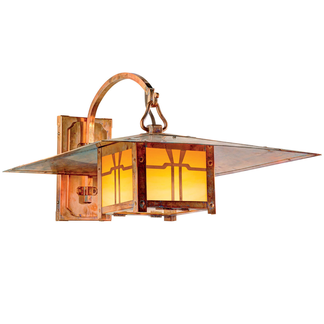 Japanese Inspired Hook Arm Sconce | Hikaru Series