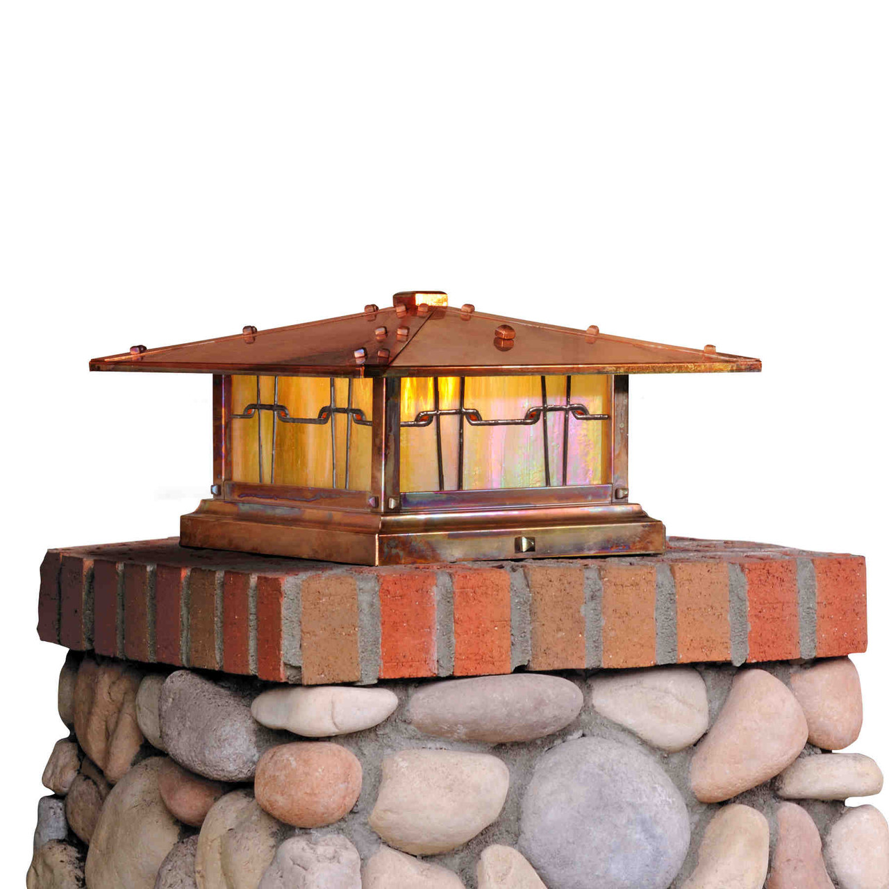 Greene & Greene Inspired Column or Pier Landscaping Light