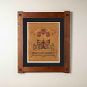  Arts & Crafts style landscape print by Julie Leidel featuring John Muir's famous quote 