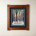 Arts & Crafts style print by Julie Leidel titled   Arts & Crafts style print by Julie Leidel titled