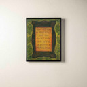  Arts & Crafts style canvas print by Julie Leidel featuring William Morris quote 