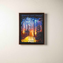  Arts & Crafts style canvas print by Julie Leidel featuring Zen proverb 