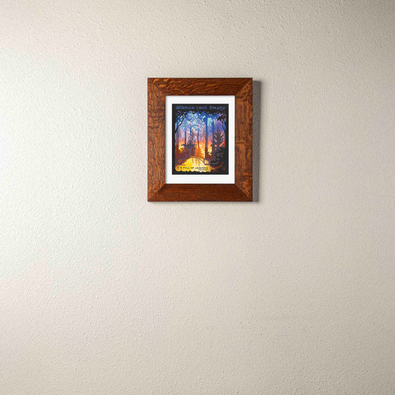  Arts & Crafts style print by Julie Leidel featuring Zen proverb 