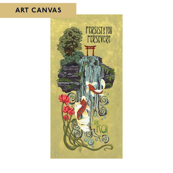  Art Nouveau style canvas print by Julie Leidel titled 