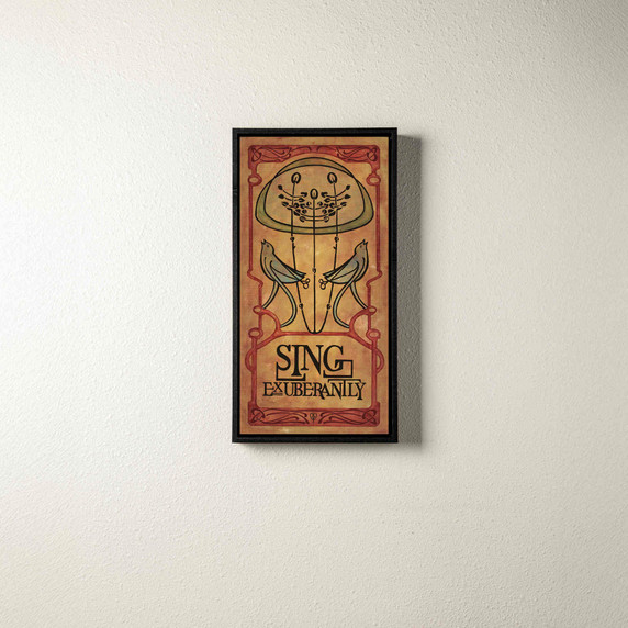  Art Nouveau style canvas print by Julie Leidel titled 
