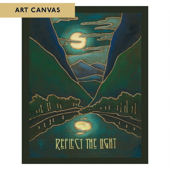 Arts & Crafts style canvas print by Julie Leidel titled 