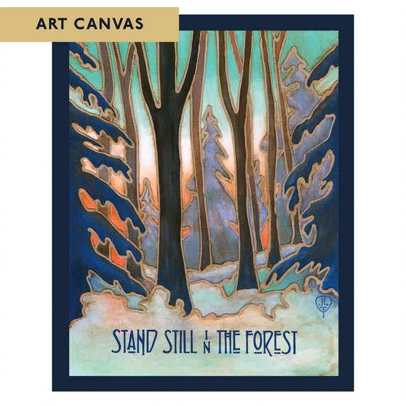  Arts & Crafts style canvas print by Julie Leidel titled 