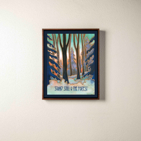  Arts & Crafts style canvas print by Julie Leidel titled 