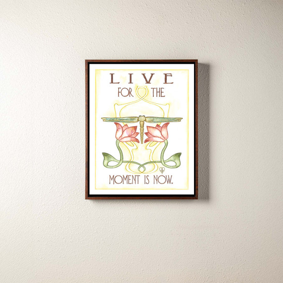  A canvas inspirational art print that says 
