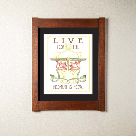  An inspirational art print that says 