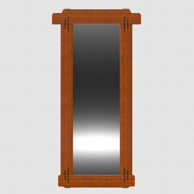 Gamble House Arts & Crafts Mirror | 18” × 36”