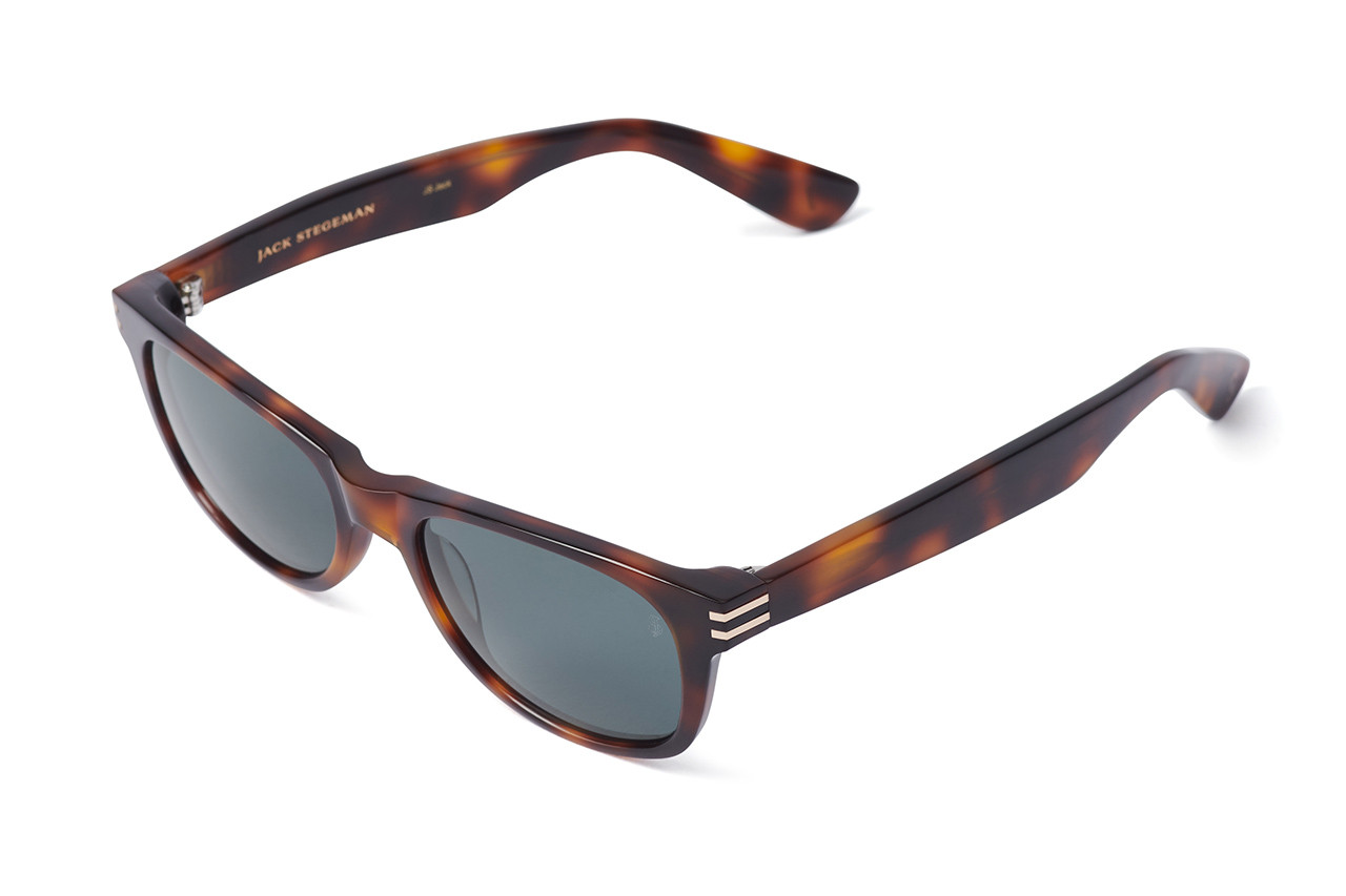 JS Jack Tortoise Polarized Sunglasses with Gray Lenses | Jack Stegeman