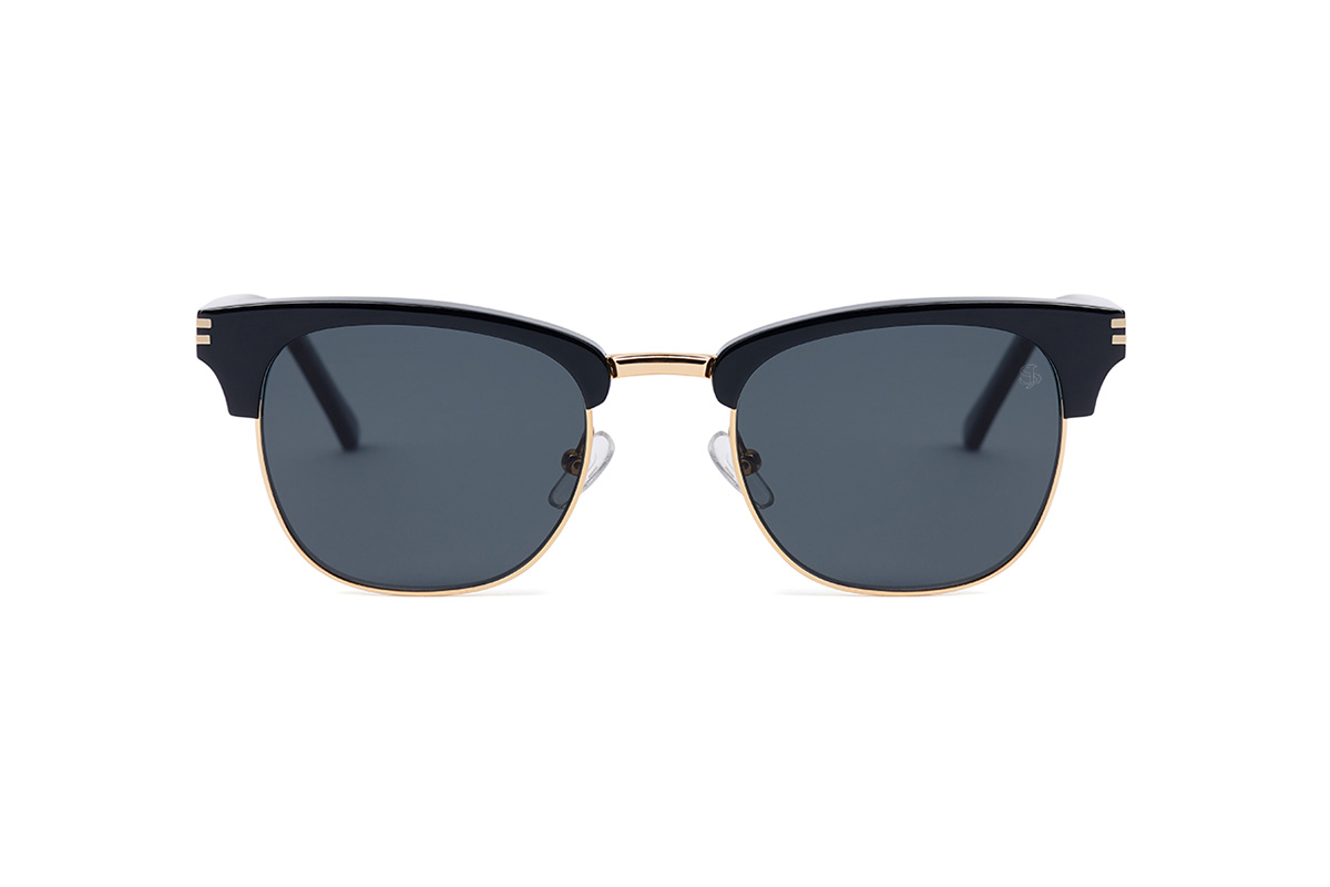 JS Atlantic Black Polarized Sunglasses with Gray Lenses | Jack