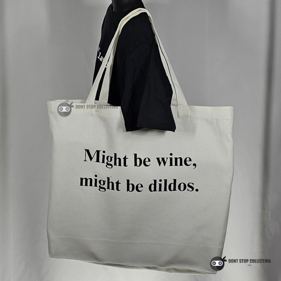 Might Be Wine, Might Be Dildos Canvas Tote Bag
