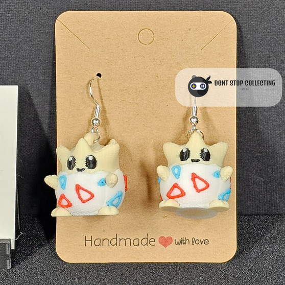 Knitted Crochet Style Egg Hatchling Earrings Cute Birthday Gift Her Wife Girlfriend Partner Egg