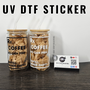 Iced Coffee Glass | Beer Soda Can Glass Tumbler | Coffee Prescription | 18 oz / 532 ml With Bamboo Lid and Straw | Nurse Doctor Pharmacist