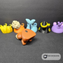 Poke Magnetic Bums Kawaii 3D Printed Cute Fridge Home Decor