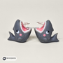 Shark Earring Cute Biting Great White 3D Printed Gift Teacher Animal Bite RAWR!