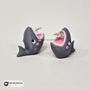 Shark Earring Cute Biting Great White 3D Printed Gift Teacher Animal Bite RAWR!