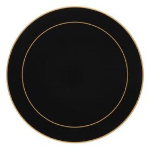 Lady Clare Black Screened Placemats & Coasters