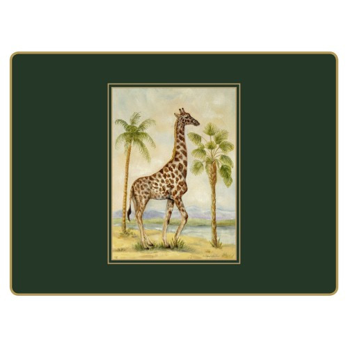 Lady Clare Continental Placemats African Animals