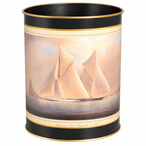Racing Yachts Wastebasket - Lady Clare