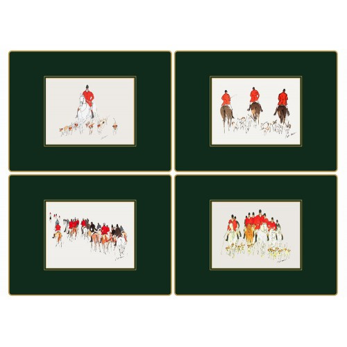 Lady Clare Continental Placemats Hunting