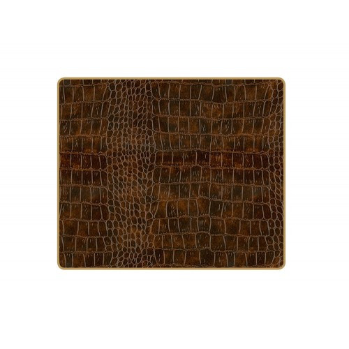 Lady Clare Crocodile Brown Textured Tablemats 