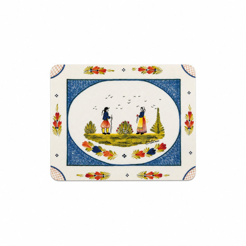 Lady Clare Quimper Mistral Blue Coasters