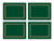 Lady Clare Placemats Green Melamine