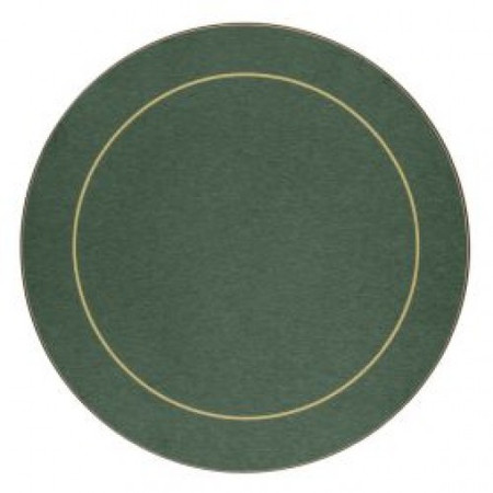 Hospitality Round Placemats Green/Gold Melamine Lady Clare Placemats