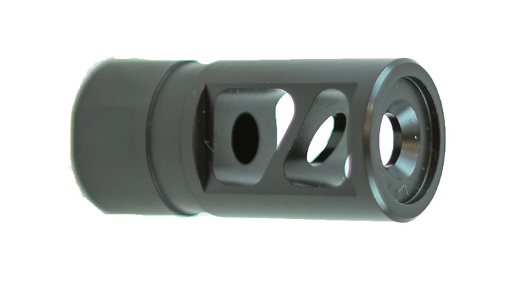 New to the Franklin Armory® line of muzzle devices, is the AURA™ compensator  and brake!

Designed for the 5.56 NATO - This salt bath nitrided, machined 416 steel comp will undoubtedly give you the unfair advantage over in the competition in your next USPSA, 3 Gun, or Tactical Shooting match!