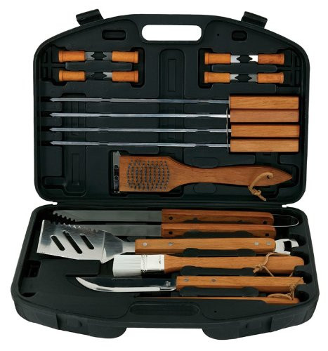 Mr BBQ 18 PC Stainless Set & Case