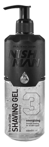 Nishman Clear Active Shaving Gel 400ml #3