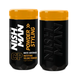 NISHMAN White Concealer Matte Finish Volume Powder and Styling Light Control