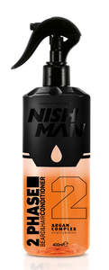 Nishman 2 Phase Beard & Hair Conditioner with Argan Complex