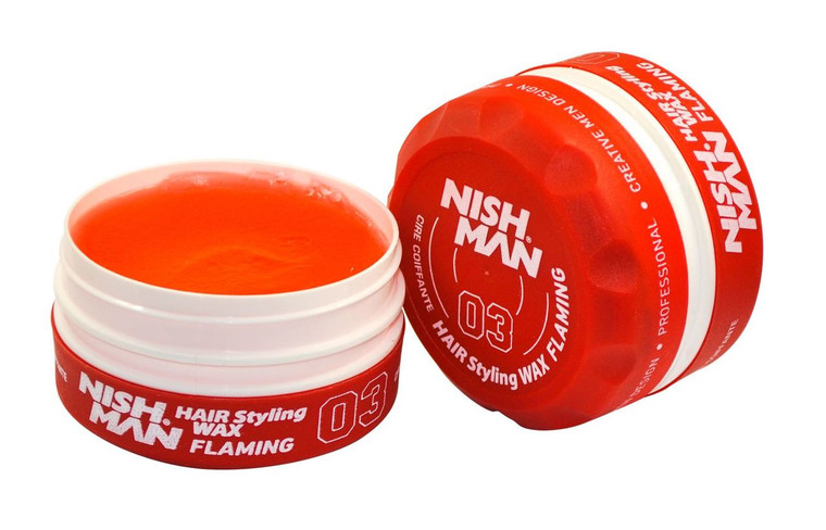 Nishman Hair Styling Wax 03 Red 150ml 