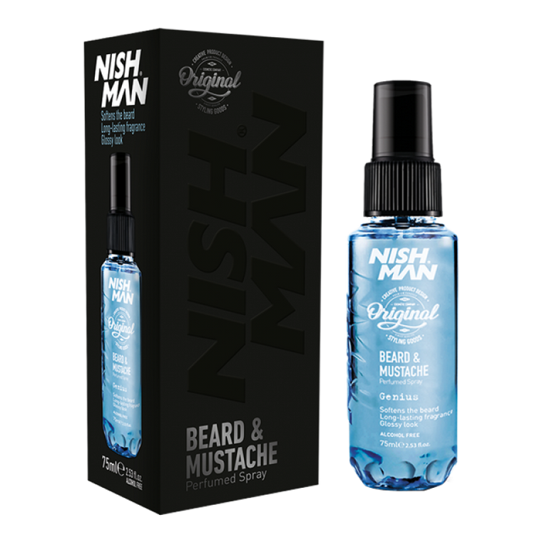 Nishman Beard & Mustache Parfumed Spray Genius 75 ml