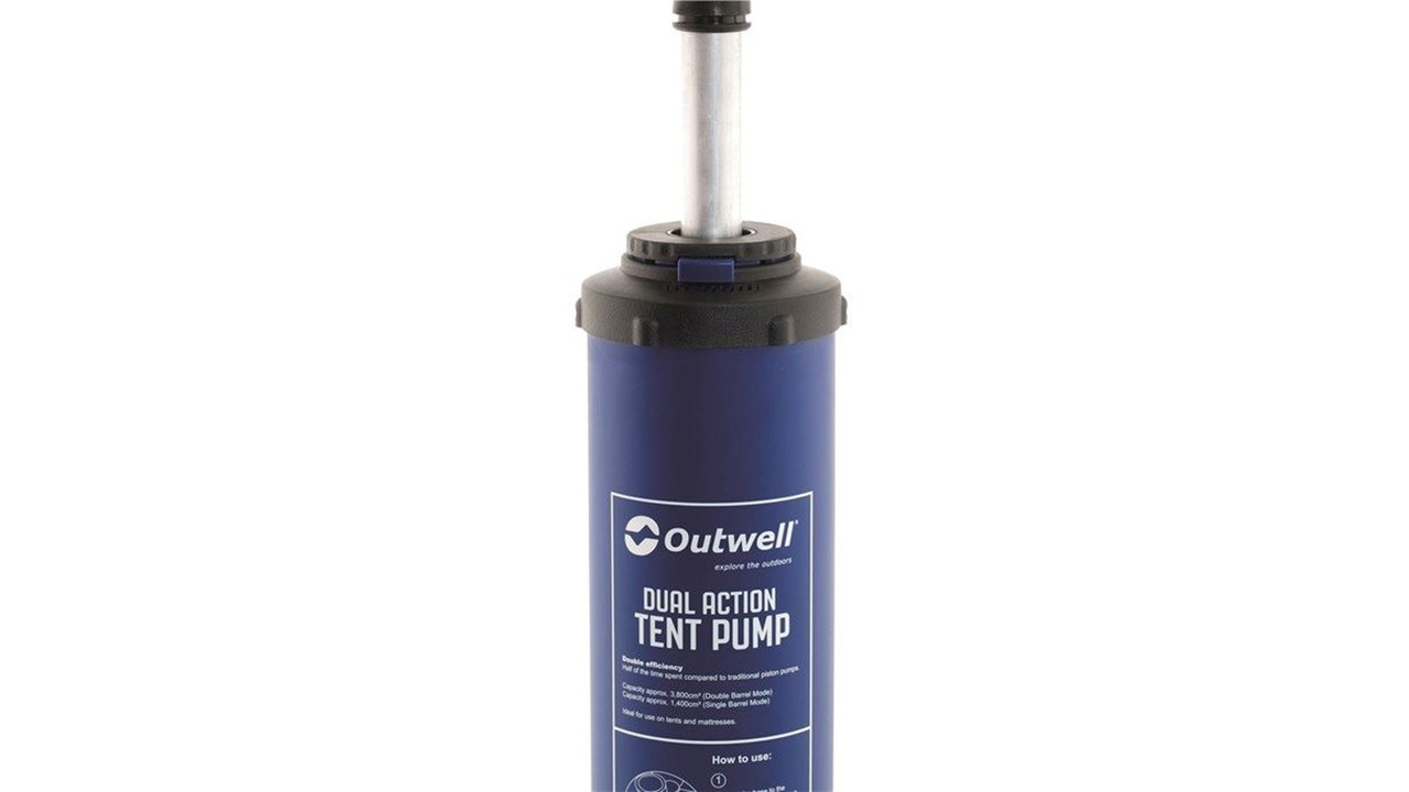 Blue Outwell Unisexs Double Action Pump One Size 590320